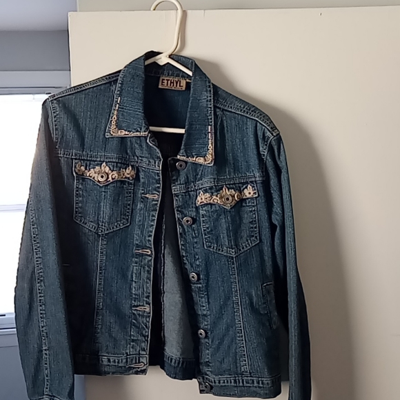 Women's blue jean jacket - Picture 5 of 6